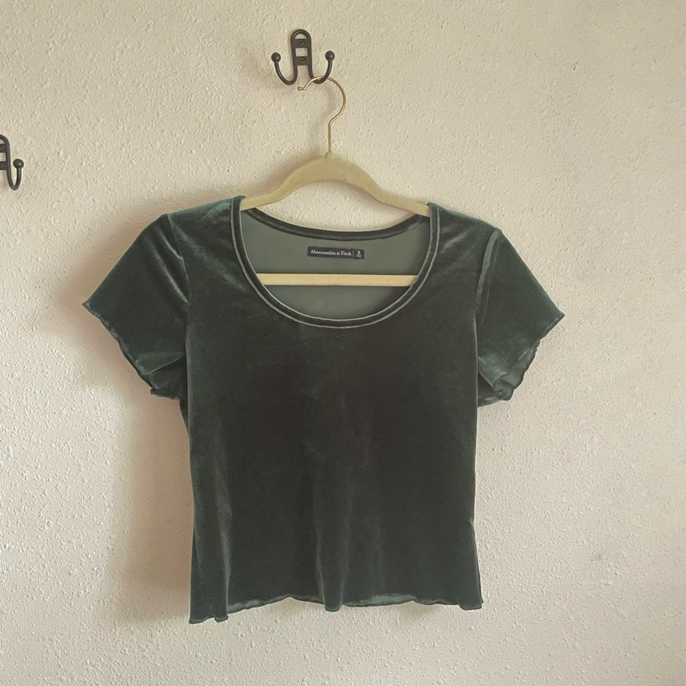 Green Abercrombie and Fitch shirt